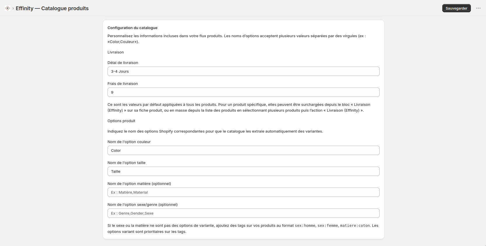 Config Catalog